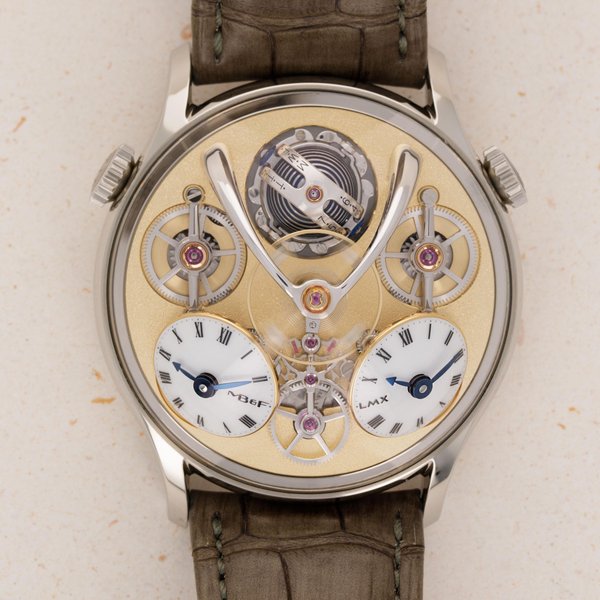 MB&F Legacy Machine LMX Brass Dial Stainless Steel 08.SL.B