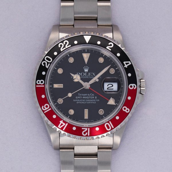 Rolex Rolex GMT Master II 16710 Coke Bezel Retailed by Tiffany & Co. · 16710