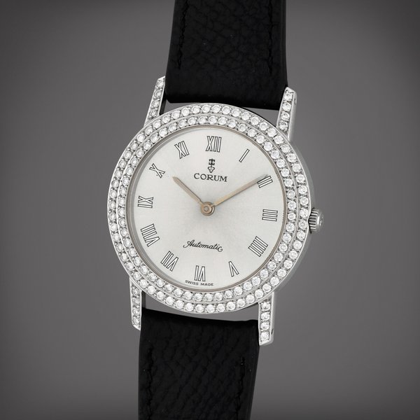 Corum Reference 75.160.69 | A white gold and diamond-set wristwatch | Circa 2010