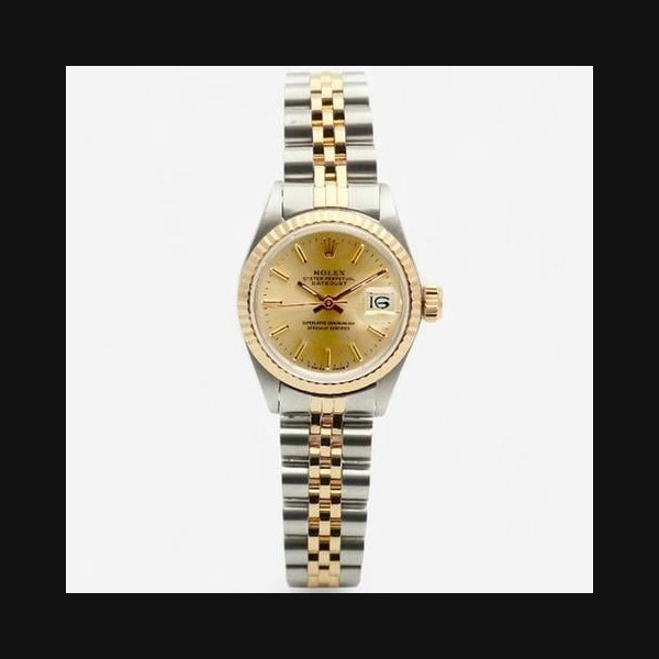 RolexLady Datejust 26 Women's 18K Combination Watch 6916 Vintage 1978 [U]