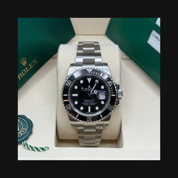 Rolex Rolex Submariner DateBlack Dial Black Ceramic Bezel Oyster Bracelet