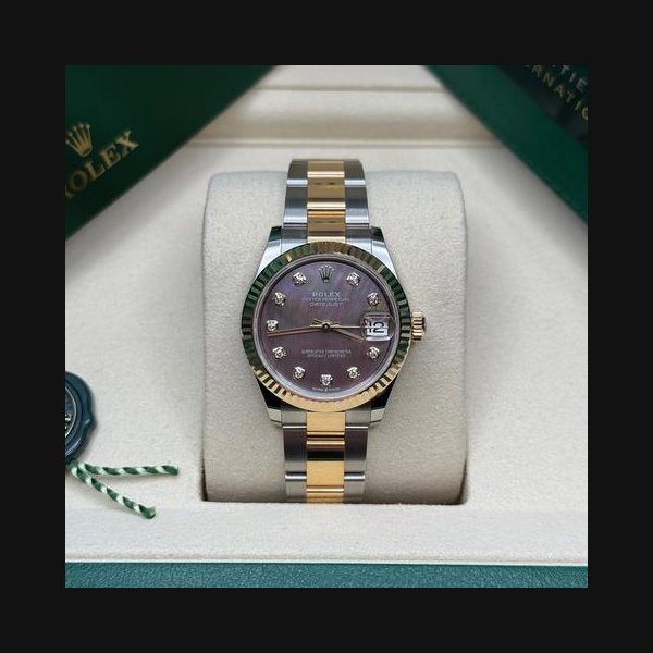 Rolex Rolex Datejust31 NEW 2026 Tahitian Mother of Diamond Dial Two Tone Yellow Gold Oyster