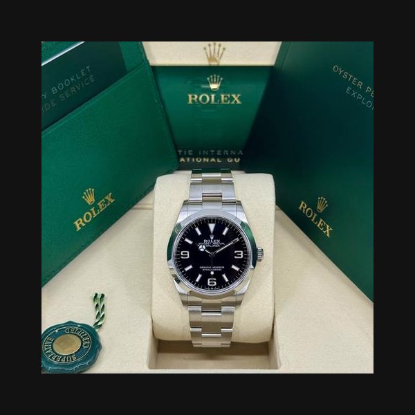 Rolex ExplorerUnworn 2026 Explorer 36mm Stainless Steel Black 124270-0001