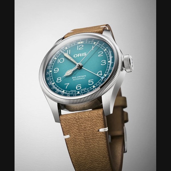 Oris Big Crown Pointer Date x Cervo Volante Blue Dial #WatchFamforUkraine · Ref: 01 754 7779 4065