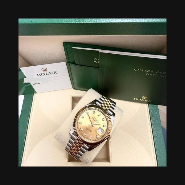Rolex Rolex Datejust41 Factory Champagne Diamond Dial Datejust 41