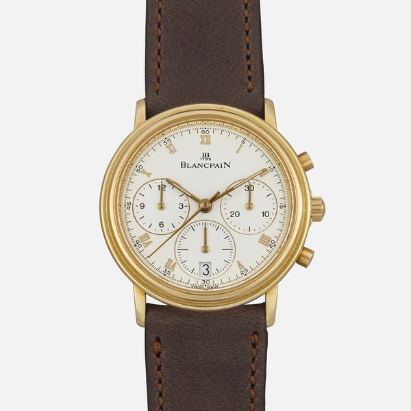 Blancpain 1990s Blancpain Villeret Chronograph Ref. 1185-1418-55
