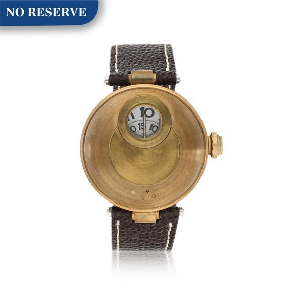 Angular Momentum Angular Momentum | Polyphemos, A custom made bronze and brass wristwatch with eccentric time display, Circa 2010 | Polyphemos 特訂銅製腕錶，備獨特時間顯示，約2010年製