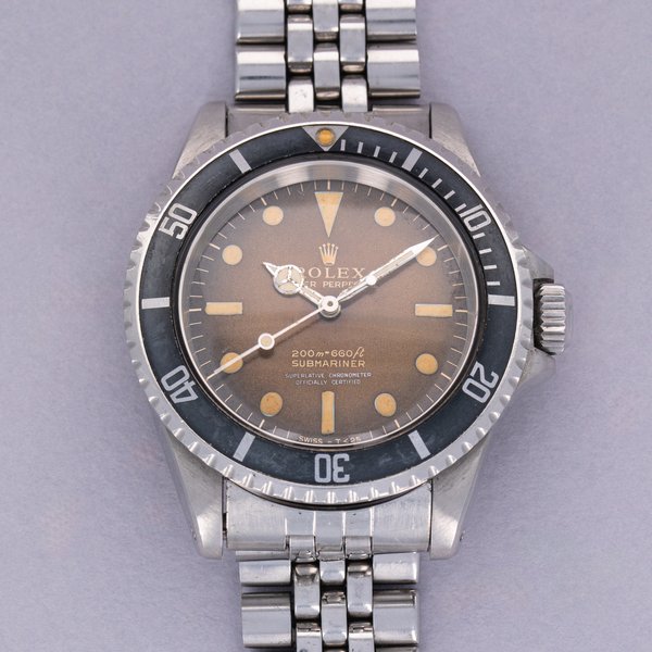 Rolex Submariner 5512 Gilt Tropical Dial Box and Papers