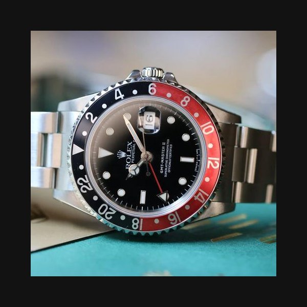 Rolex Rolex GMT-Master II16710 Noir Acier inoxydable