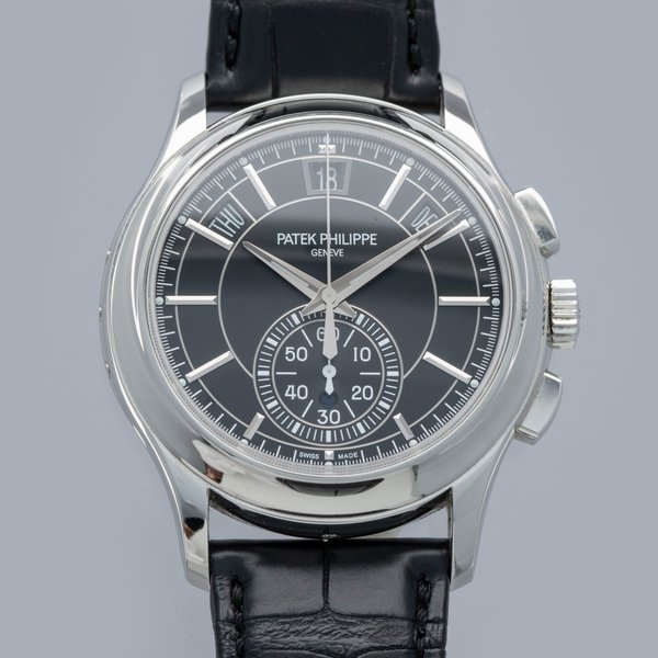 Patek Philippe Patek Philippe Annual Calendar Chronograph 5905P-010 Black Dial Platinum