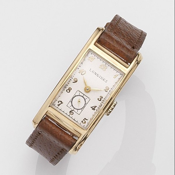 Longines Longines. A 14k gold manual wind wristwatch Case No.182679, Movement No.6140687, Circa 1940