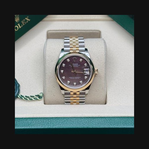 Rolex Rolex Datejust31 NEW 2026 Tahitian Mother of Pearl Dial Two Tone Yellow Gold Smooth Jubilee