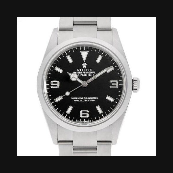 Rolex Rolex ExplorerI 114270 black YNumber USED mens