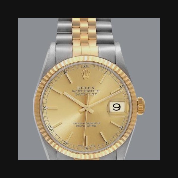 Rolex Rolex Datejust16233P | Date | Chronometer | Gold&Steel | 1 year warranty
