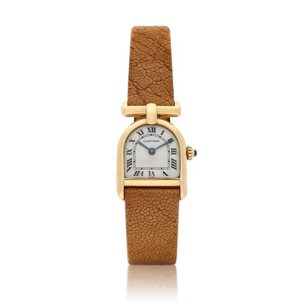 Cartier Cartier | Calandre, A yellow gold wristwatch, Circa 1980 | 卡地亞 | Calandre   黃金腕錶，約1980年製