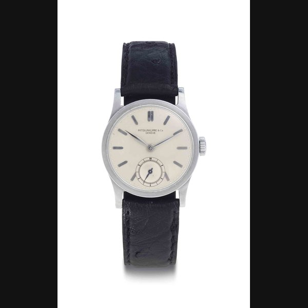 Patek Philippe. A Stainless Steel Calatrava Wristwatch SIGNED PATEK PHILIPPE & CO., GENEVE, REF. 96, MOVEMENT NO. 920'271, CASE NO. 622'540, MANUFACTURED IN 1940