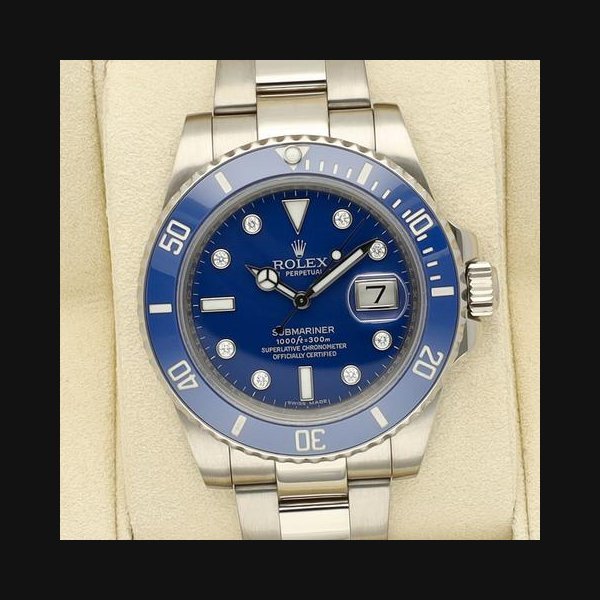 Rolex Rolex Submariner Date40 / 116619LB / 2016 / Box & Papers / Warranty