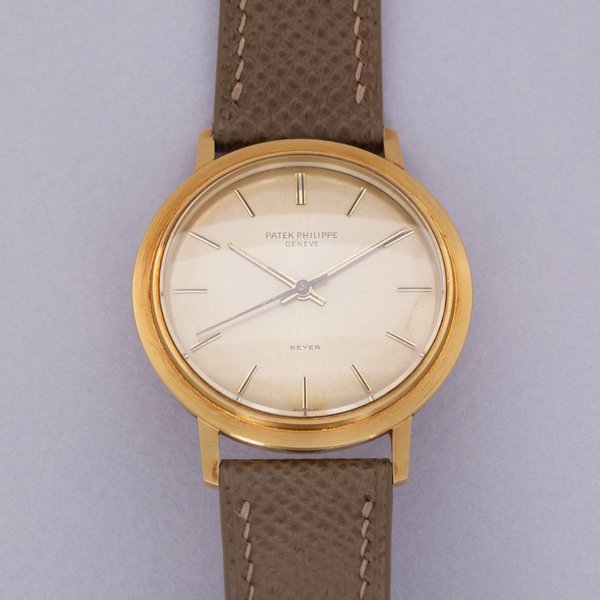 Patek Philippe Patek Philippe Calatrava 3569 Backwind Retailed by Beyer 18k YG