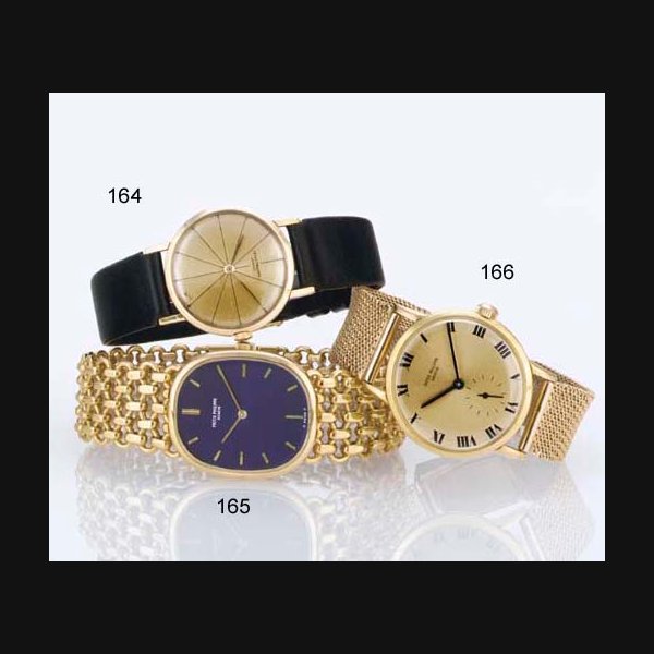 Patek Philippe. An 18K gold wristwatch SIGNED PATEK PHILIPPE, GENEVE, MOVEMENT NO. 787428, CASE NO. 2621123, REF. 3442/1, CIRCA 1960