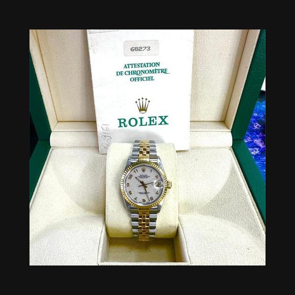 Rolex Rolex Datejust68273 31MM Two-Tone DateJust Anniversary Dial