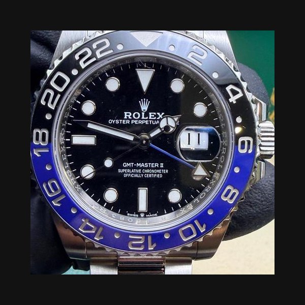 Rolex Rolex GMT-Master II2022 batman full links 40 mm warranty