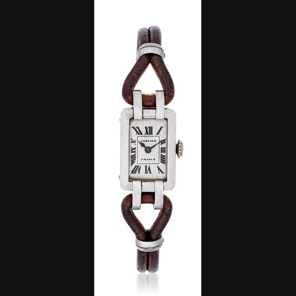 CARTIER ART DECO LADIES TWO-TONE WRISTWATCH