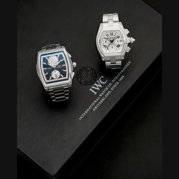 Cartier Cartier. A stainless steel automatic calendar chronograph bracelet watch Roadster, Ref:2616, Case No.34812CE, Circa 2005 · 2616