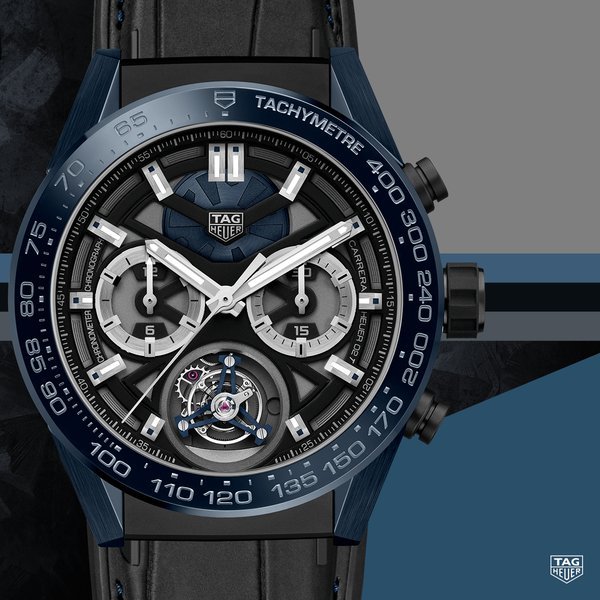 TAG Heuer Carrera “Tête de Vipère” Chronograph Tourbillon Chronometer