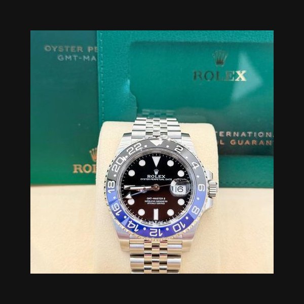 Rolex Rolex GMT-Master II40mm “Batgirl” on Jubilee Bracelet Unworn 2024