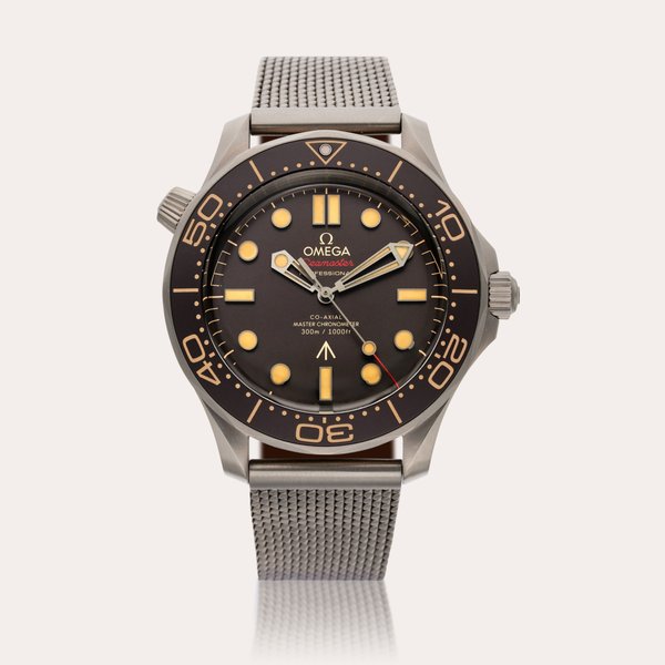 Omega Reference 210.92.42.20.01.001 Seamaster Diver ‘No Time To Die’ | A limited edition titanium automatic wristwatch with bracelet, Circa 2021