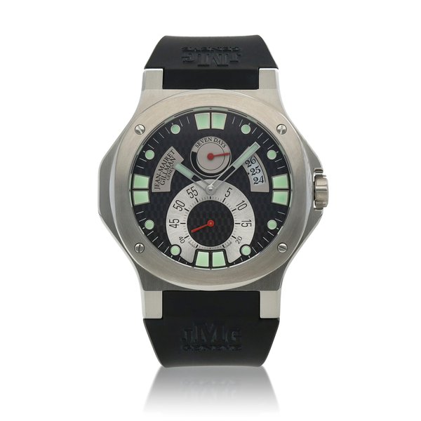 Jean-Mairet & Gillman Seven Day Sport  Stainless steel wristwatch with date and seven day power reserve   Circa 2005