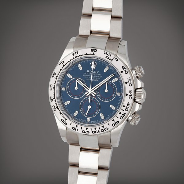 Rolex Daytona, Reference 116509 | A white gold chronograph wristwatch with bracelet | Circa 2021 · 116509