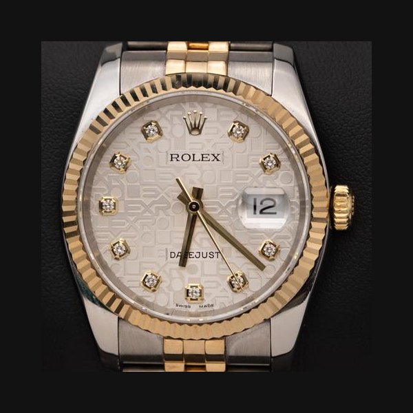 Rolex Datejust36 Diamond Anniversary Dial Box & Papers Ref. 116233
