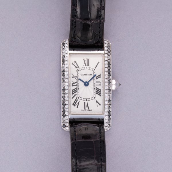 Cartier Cartier Tank Americaine 2489 Wempe 125th Anniversary Diamond 18k WG 