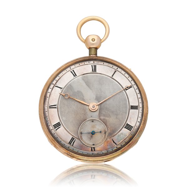 Roppen, à Paris No. 7937, 40555 A gold open-faced quarter repeating cyinder watch Circa 1830