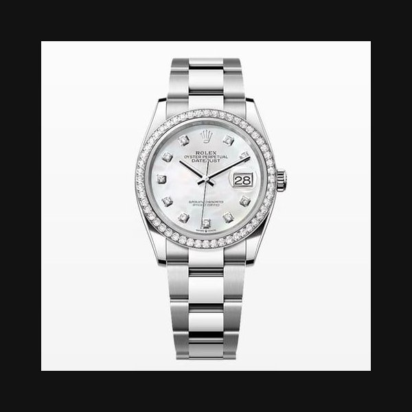Rolex Rolex Datejust36 NEW 2024 Mother of Pearl Diamond Dial Diamond Bezel Stainless Steel Oyster