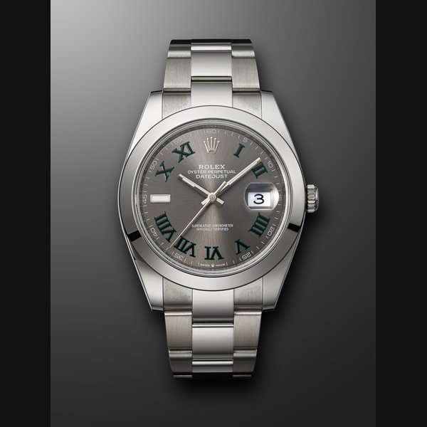 ROLEX, STAINLESS STEEL 'DATEJUST', REF. 126300