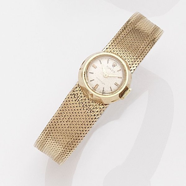 Rolex Rolex. A lady's 18k rose gold manual wind bracelet watch Chameleon, Precision, Ref:8789, Serial No.483***, Circa 1959 · 8789