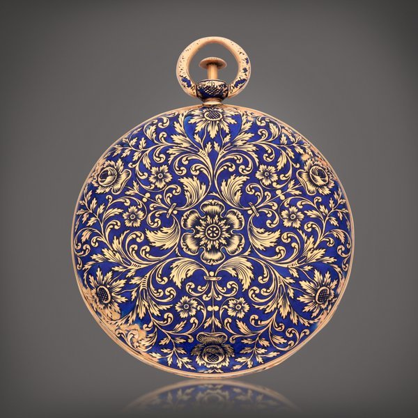 Achille Tregent A yellow gold and enamel open faced key wound quarter repeating watch | Circa 1830