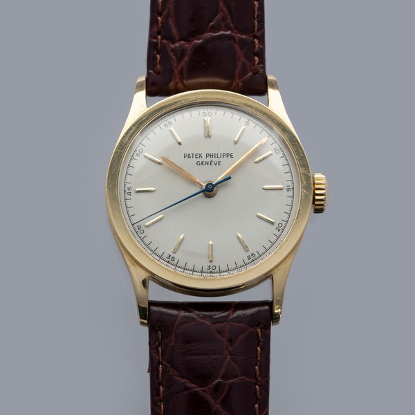 Patek Philippe Patek Philippe Calatrava 2457J Silvered Dial 18k YG