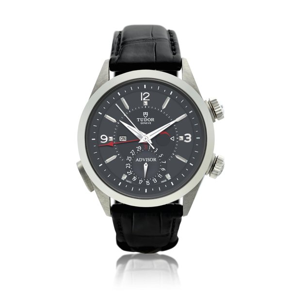 Tudor Reference 79620TN Advisor, A titanium and stainless steel automatic wristwatch with date and alarm, Circa 2012 · 79620TN