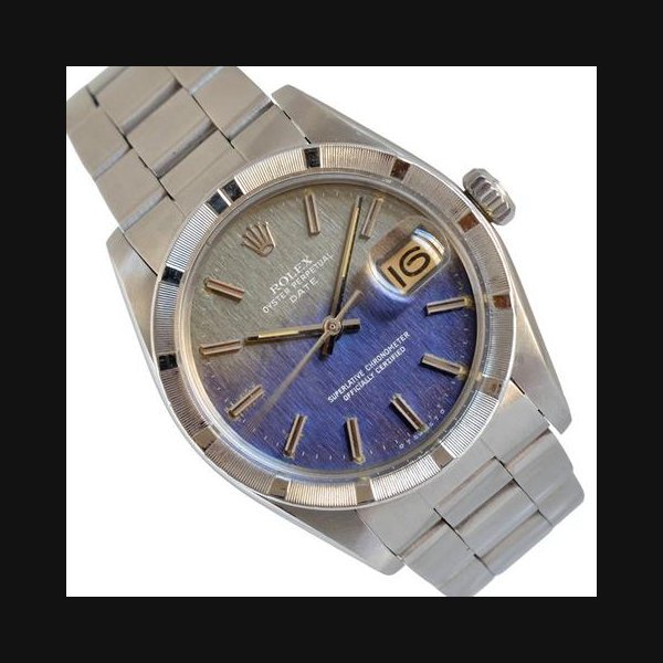 Rolex Rolex Oyster PerpetualDate 1501 purple/grey tropical dial 1978