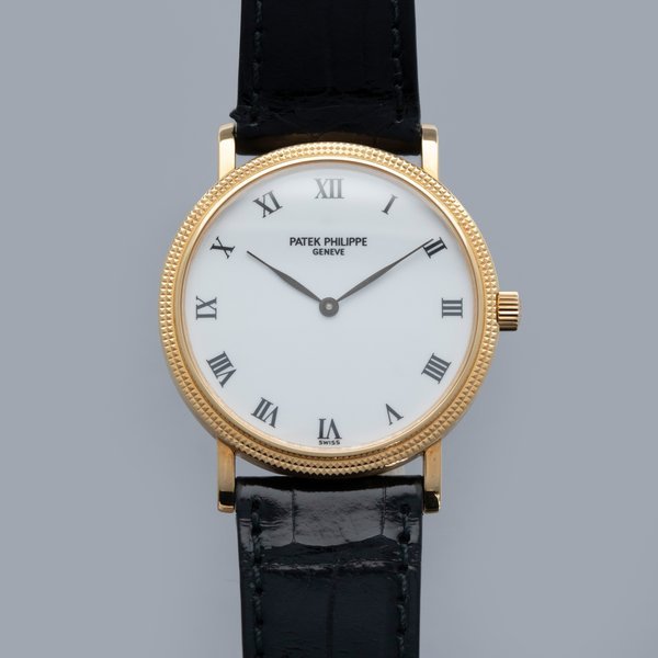 Patek Philippe Patek Philippe Calatrava 3992J-010 Hobnail Bezel 18k YG Box and Papers