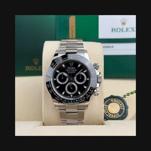Rolex Rolex Daytona2018 Black/Black 40mm Index Oyster Preowned 116500
