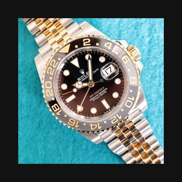 Rolex Rolex GMT-Master II126713GRNR “Bumblebee” 40MM Two-Tone Jubilee Factory Warranty Box Papers