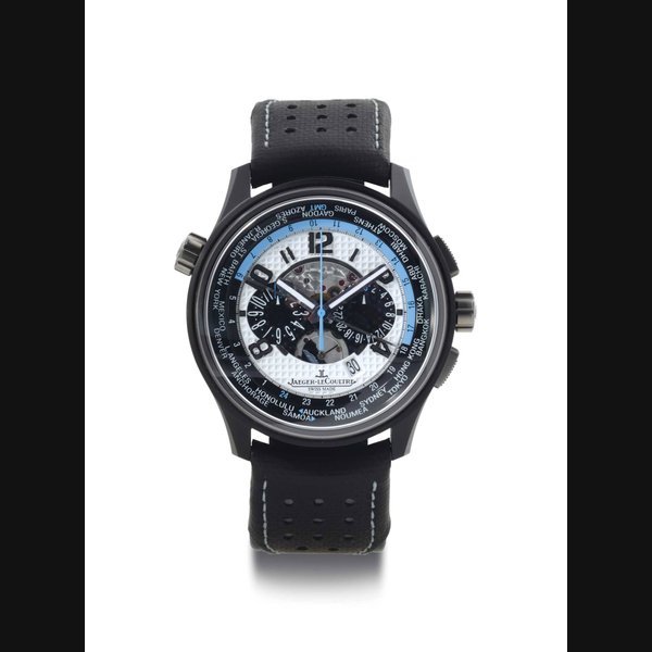 Jaeger-Lecoultre Jaeger-LeCoultre. A Limited Edition Titanium And Ceramic Automatic World Time Chronograph Wristwatch With Date SIGNED JAEGER-LECOULTRE, NO. 20/24, ASTON MARTIN RACING, REF. 193J.22, CASE NO. 2'517'633, CIRCA 2010