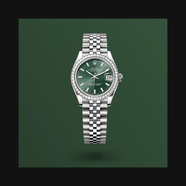 Rolex Rolex Datejust31 NEW 2024 Green Index Dial Diamond Bezel Stainless Steel Jubilee Bracelet