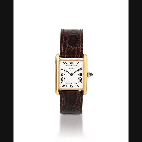 Cartier Tank Louis, Ref. 7808    Montre bracelet en or jaune |  Yellow gold wristwatch    Vers 1980|  Circa 1980