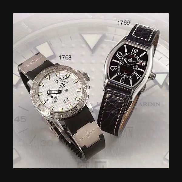 Ulysse Nardin ULYSSE NARDIN. A STAINLESS STEEL AUTOMATIC PERPTUAL CALENDAR WRISTWATCH