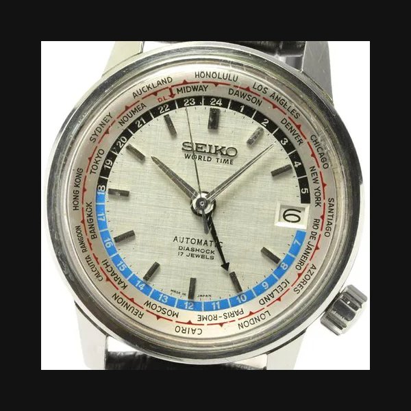 Seiko セイコー ワールドタイム 6217-7000 東京オリンピックモデル 自動巻き メンズ 21105 中古